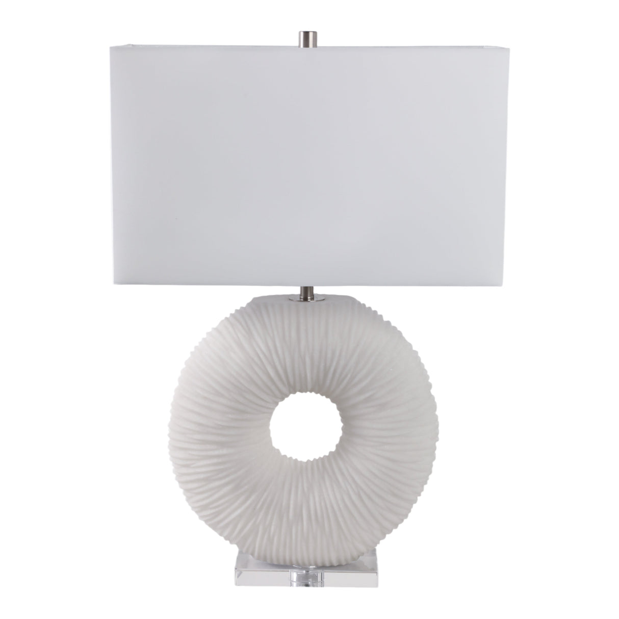 31" Nataly Quartz Resin Table Lamp