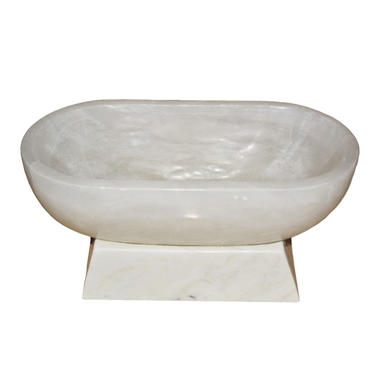 12" Vero Marble And Alabaster Bowl