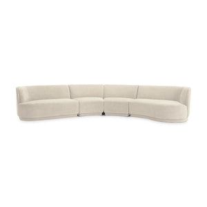 Yoon Eclipse Modular Sectional Chaise Right Sweet Cream