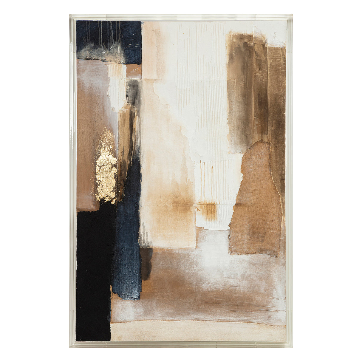 40X60 HARROW ACRYLIC FRAME HANDPAINTED WALL ART