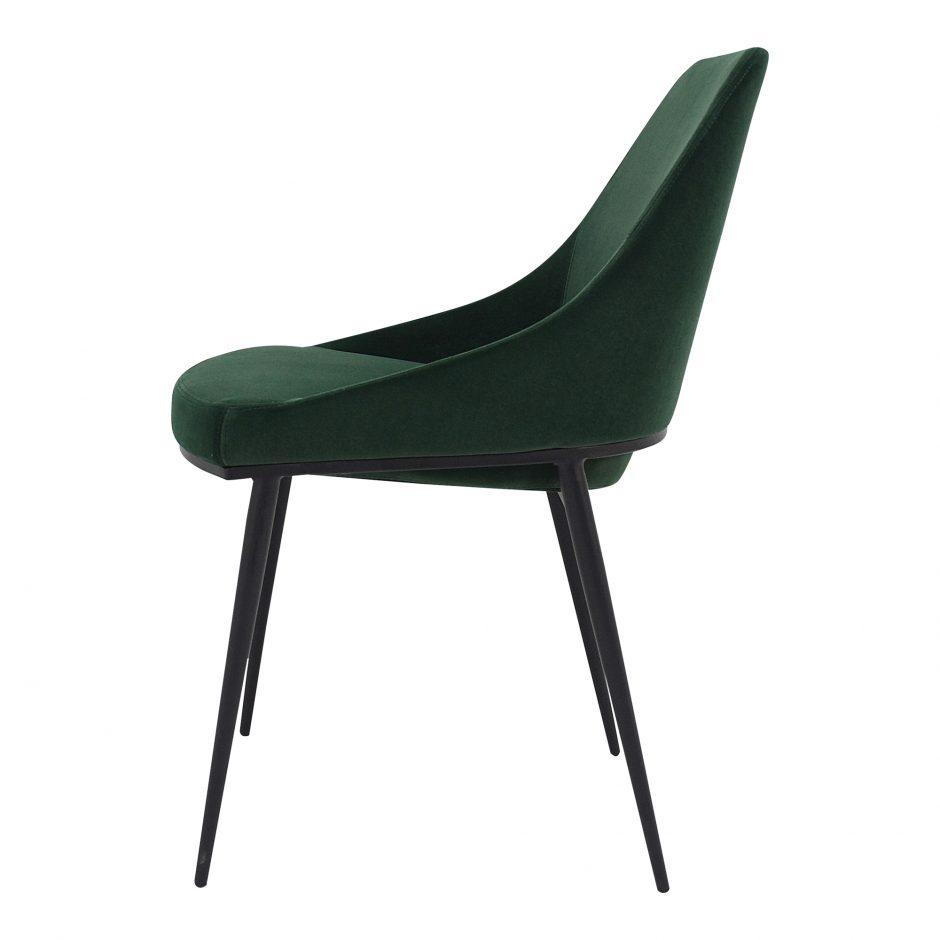 Sedona Dining Chair Green Velvet-M2