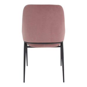 Sedona Dining Chair Pink Velvet-M2