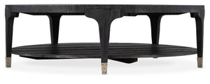 Chapman Shou Sugi Ban Round Cocktail Table