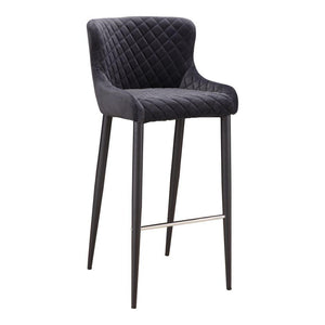 Etta Barstool Dark Grey