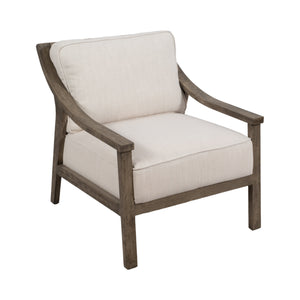 30" Ellis Accent Chair, Ivory