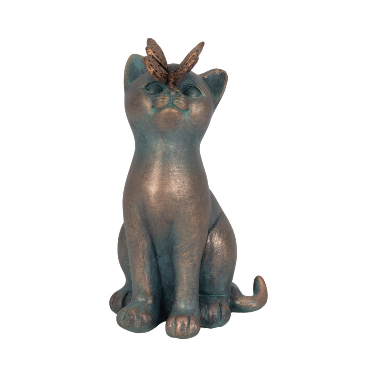 7" Cat With Butterfly On Nose, Multi