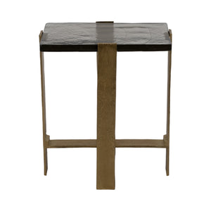 24" Kelpine Tall Gold Accent Table