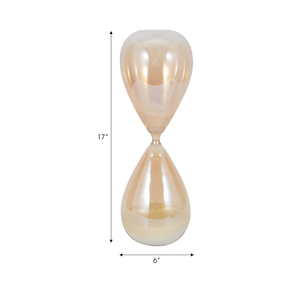 17" Midas Large Champagne Hourglass