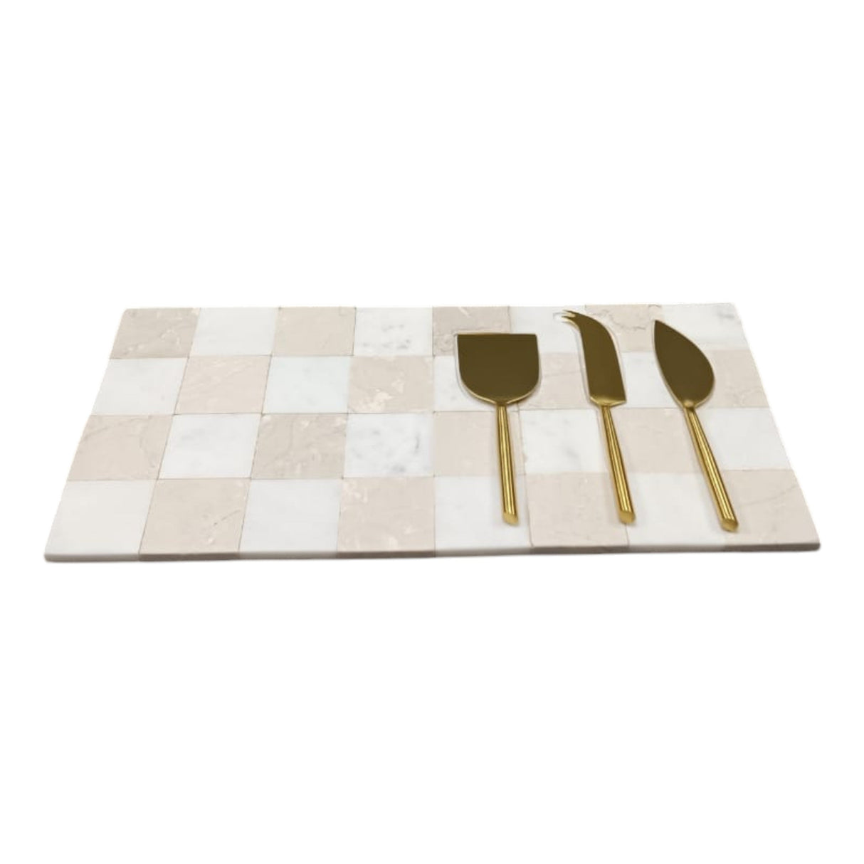 S/2 15" Ramah Marble Cheese Set With Gift Box