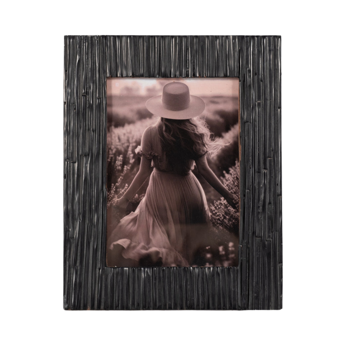 5x7 Jagged Photo Frame, Black