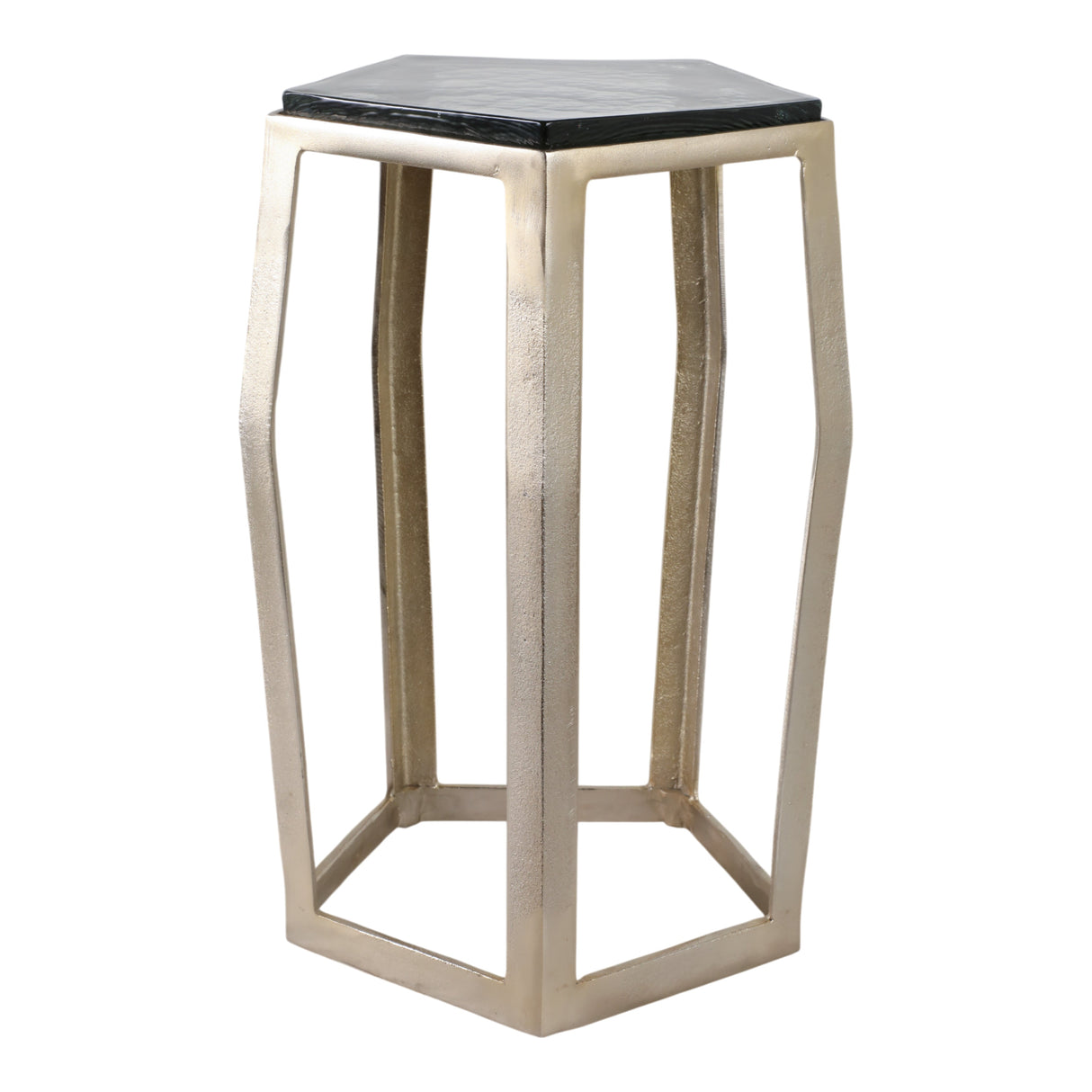 22" Hettinger Small Gold Accent Table