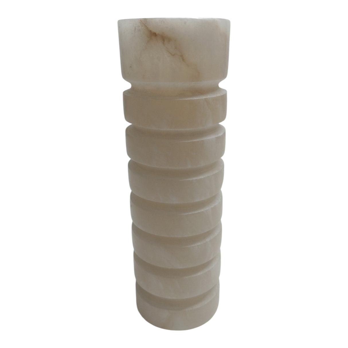 11" Solica Large Alibaster Candleholder