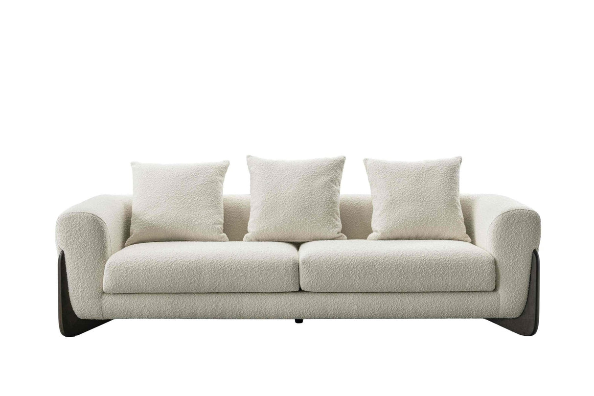 Floux White Sofa