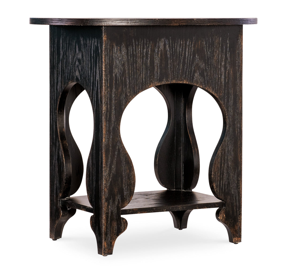 Americana One-Drawer Oval Nightstand