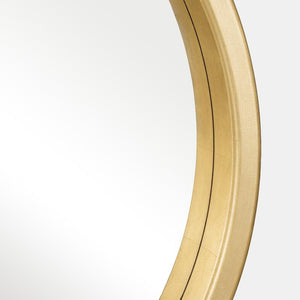 47X47,  GOLD CIRCLE MIRROR