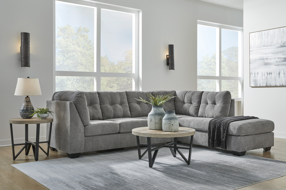 Marleton Gray Raf Sectional