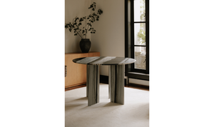 Celia Round Dining Table Panda Marble