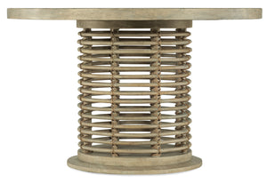 Surfrider 48in Rattan Round Dining Table