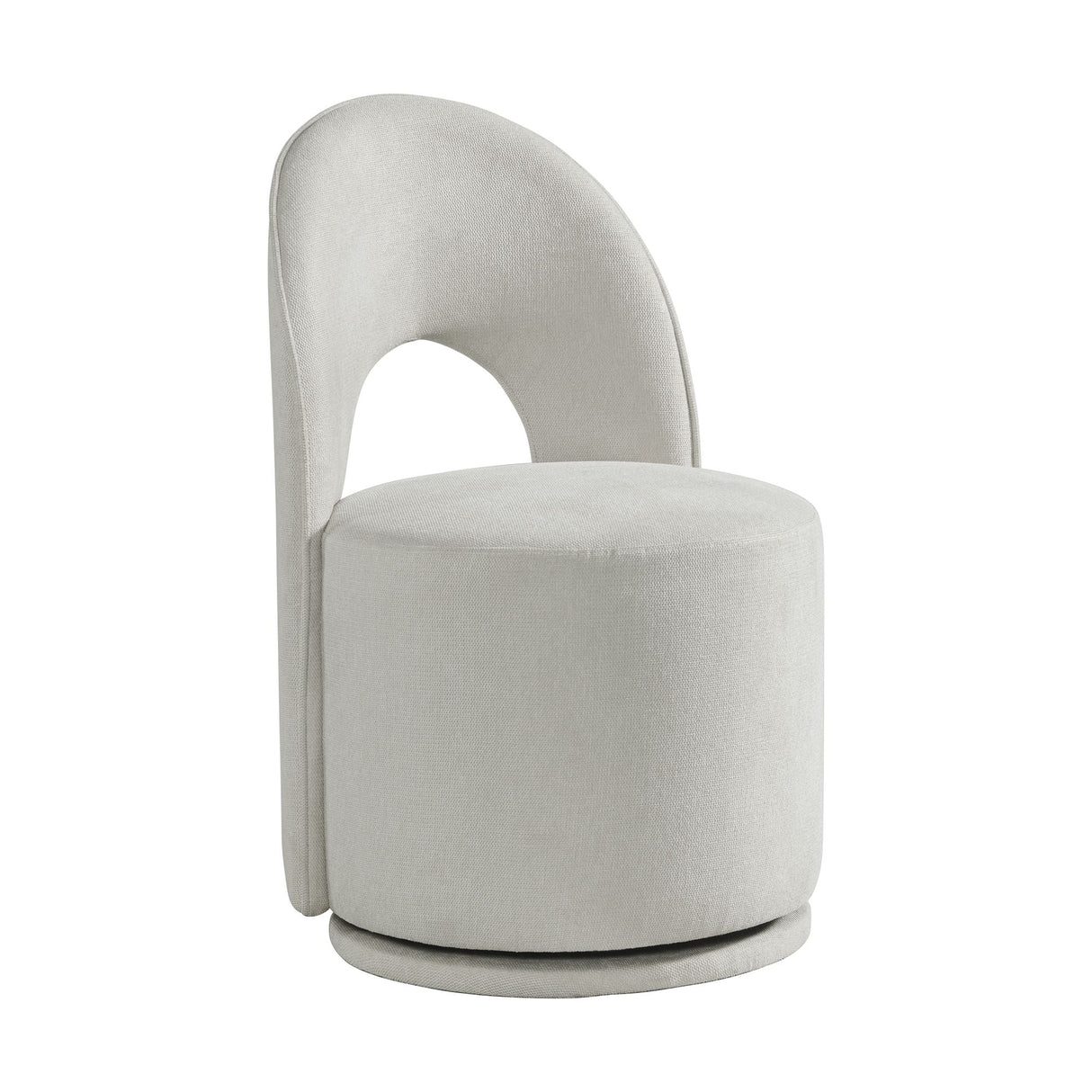 Mirren Swivel Dining Chair in Beige Linen(2Per Carton)