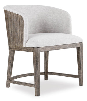 Curata Upholstered Chair w/wood back