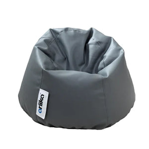 Small Puff Puff Leather Bean Bag