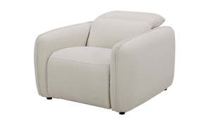 Eli Power Recliner Chair Warm White