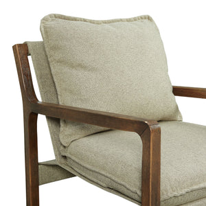 Spitfire Wood Trim Chair In Mekinney Fawn