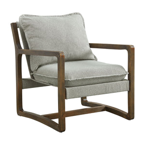 Spitfire Wood Trim Chair In Mekinney Charcoal