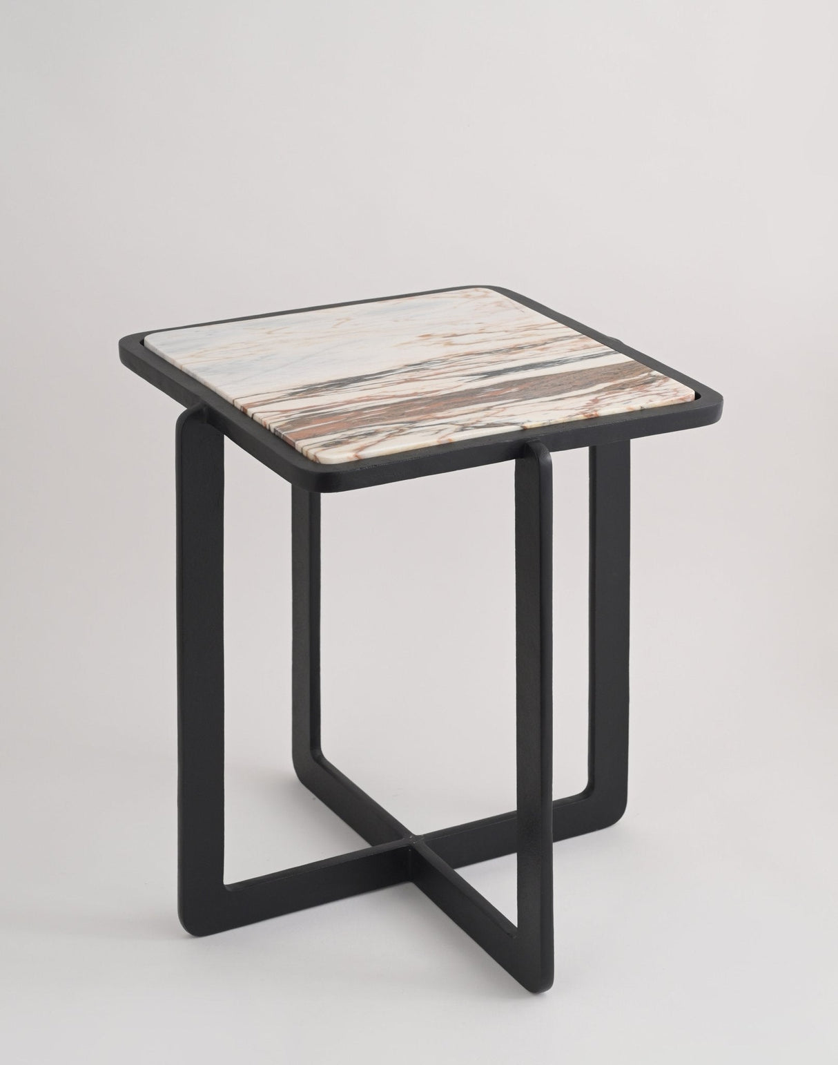 Marble Side Table-Black