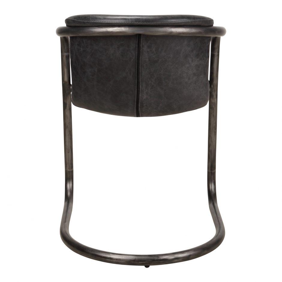 Freeman Dining Chair Onyx Black Leather -M2