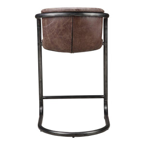 Freeman Counter Stool Grazed Brown Leather-M2