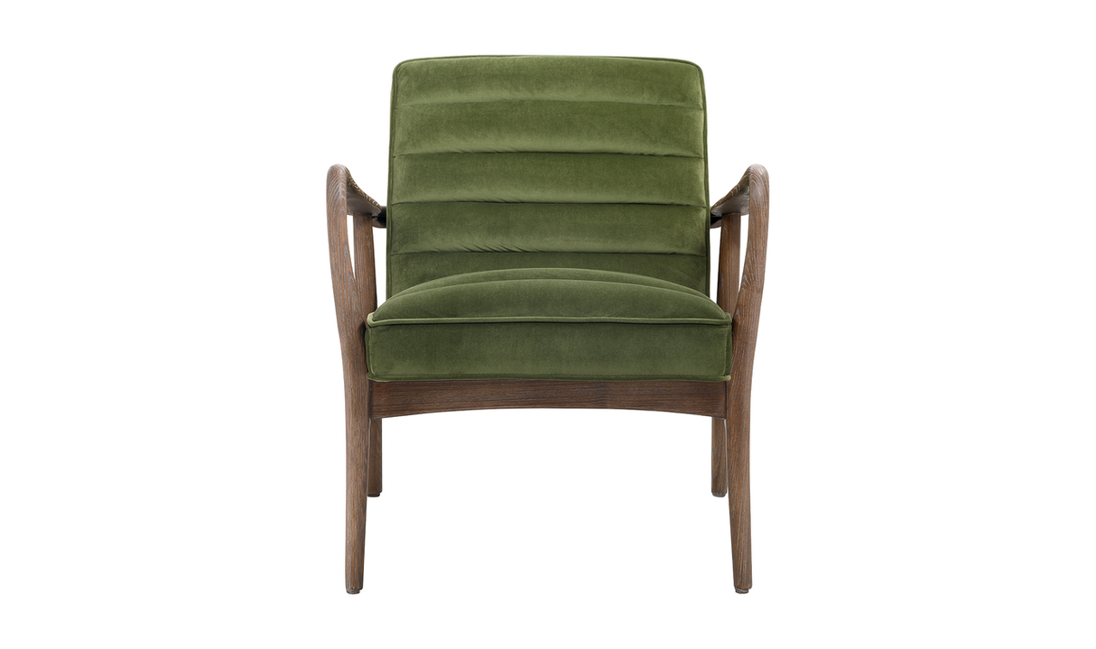 Anderson Arm Chair Dark Ivy Velvet