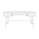 Thadamere 54" Home Office Desk