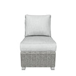 Naples Beach Armless Chair with Cushion