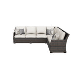 SOFA SEC/CHAIR W/CUSH (3/CN)