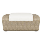 Sandy Bloom Outdoor Ottoman with Cushion