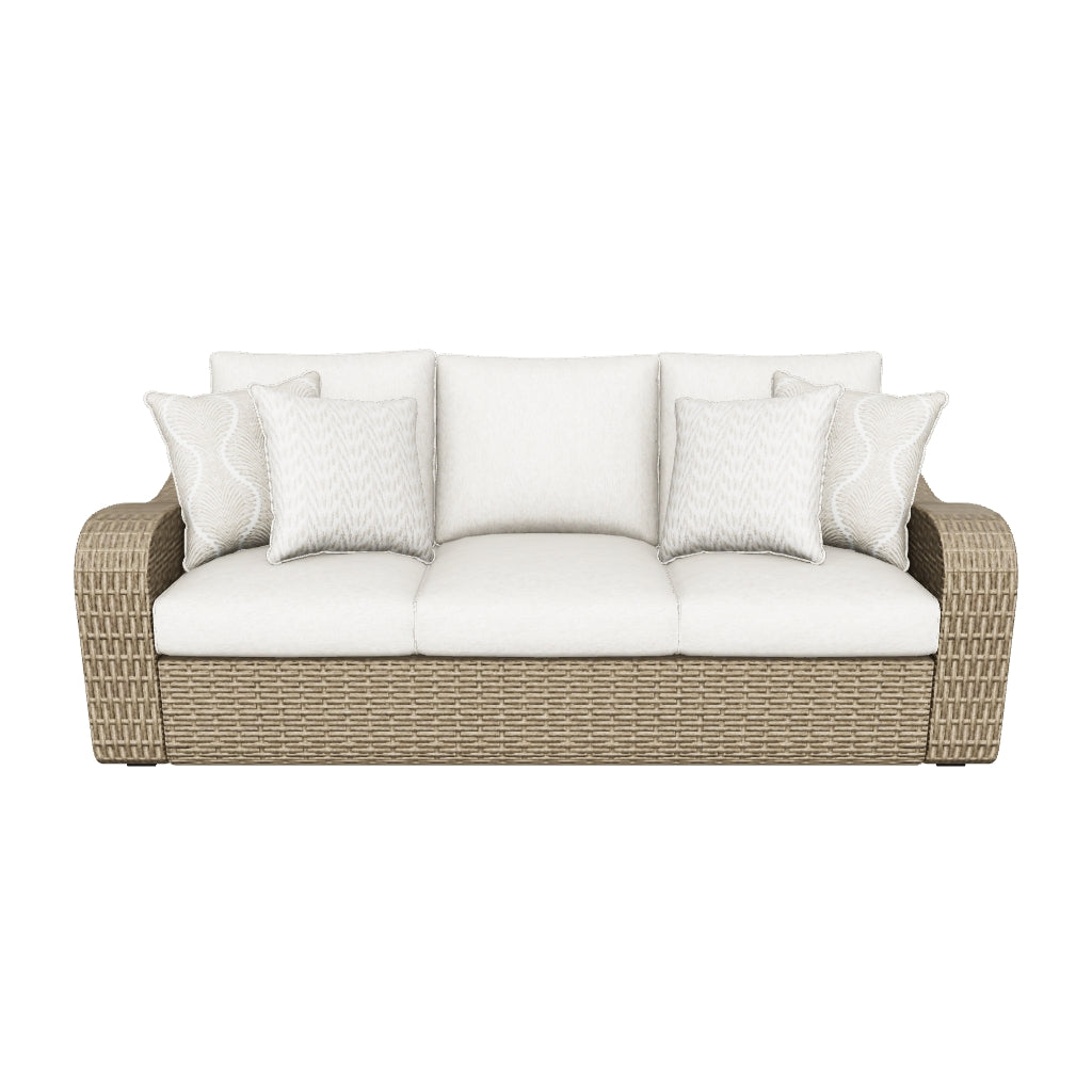 Sandy Bloom Outdoor Sofa with Cushion