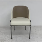 All Leather Matte Black Dining Chair