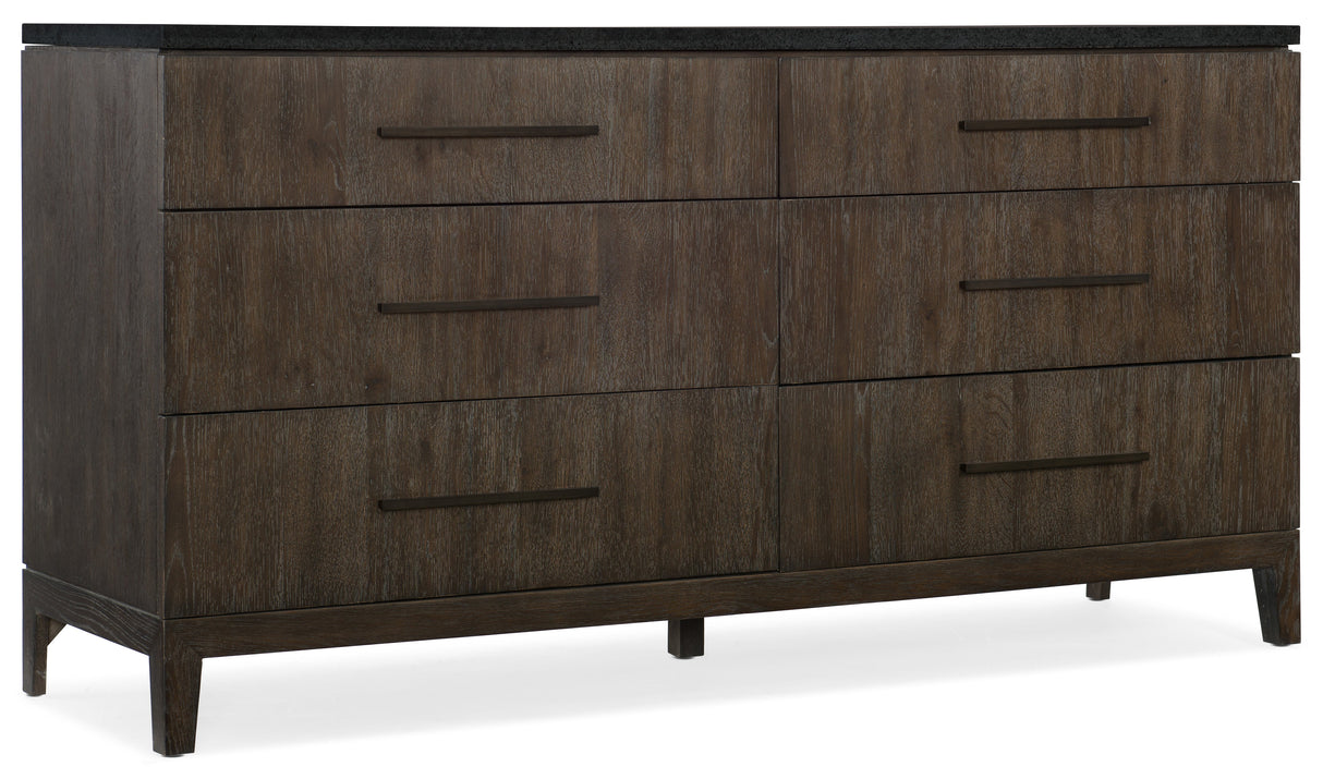 Raphael Six-Drawer Dresser