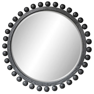 Brianza Ebony Round Mirror