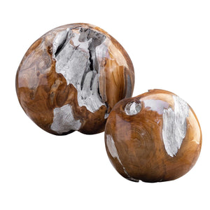 Teak Rounds, S/2