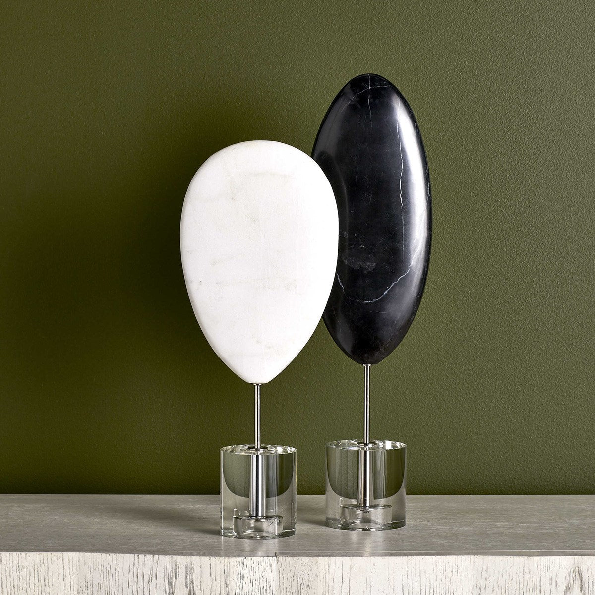 Ellipse Sculpture, White