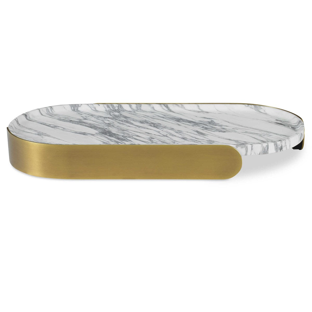 Lozenge Tray Arabescato Marble