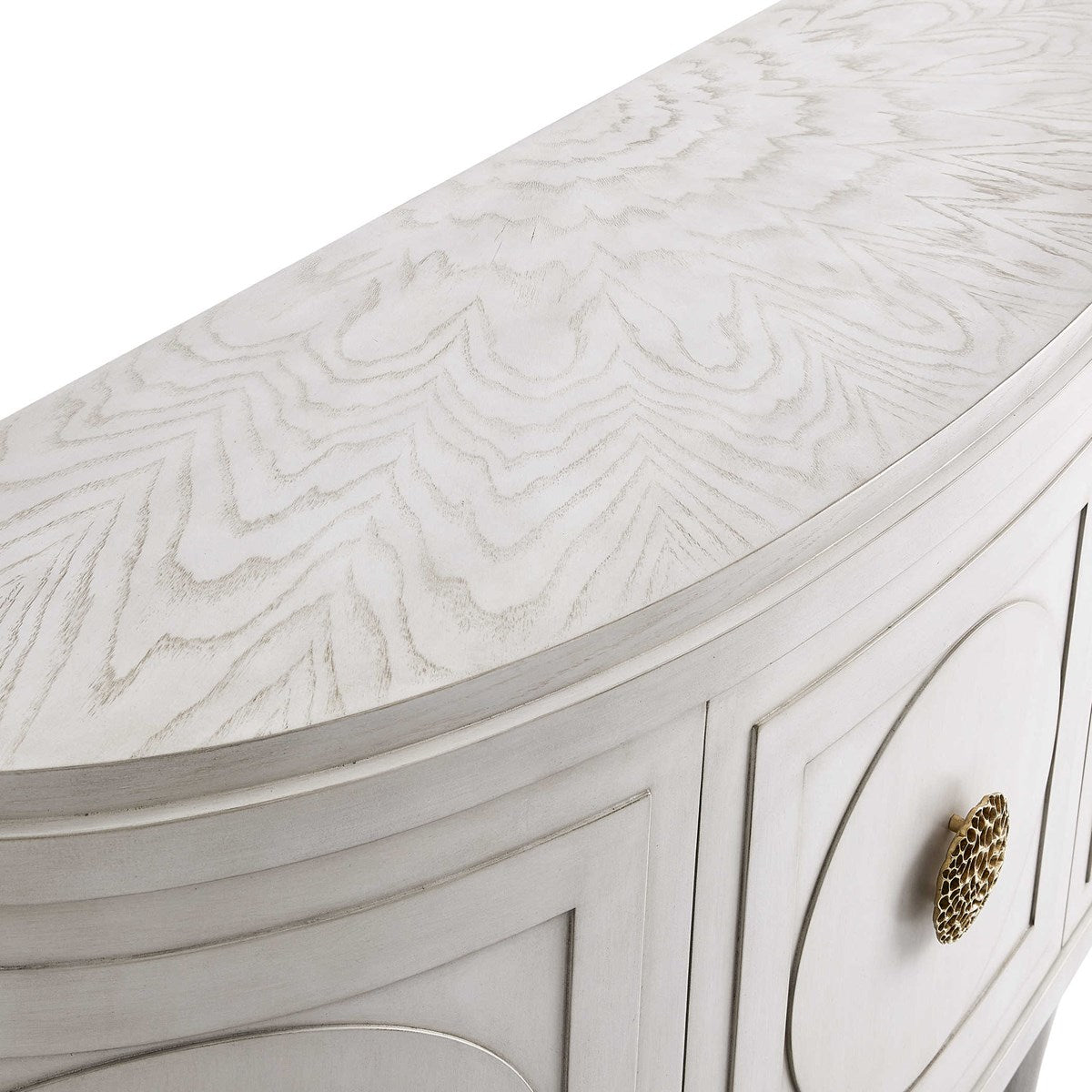 Paris 77 Inch Console Cabinet - White