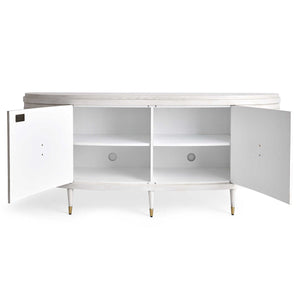 Paris 77 Inch Console Cabinet - White