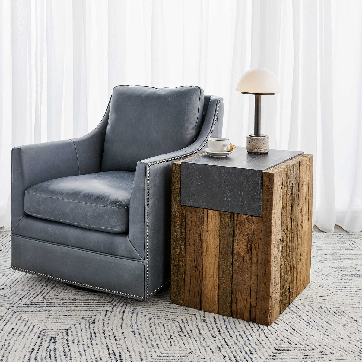 Drift Swivel Chair - Blue