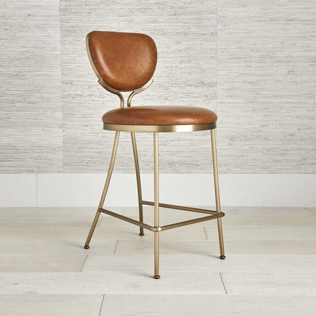 Perch Counter Stool - Dark Caramel