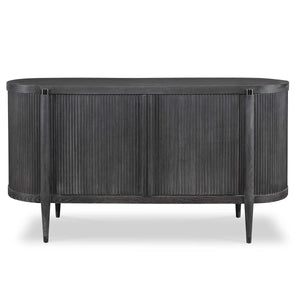 Tambour Cabinet Black Ceruse