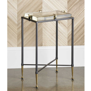 Ice Block Accent Table