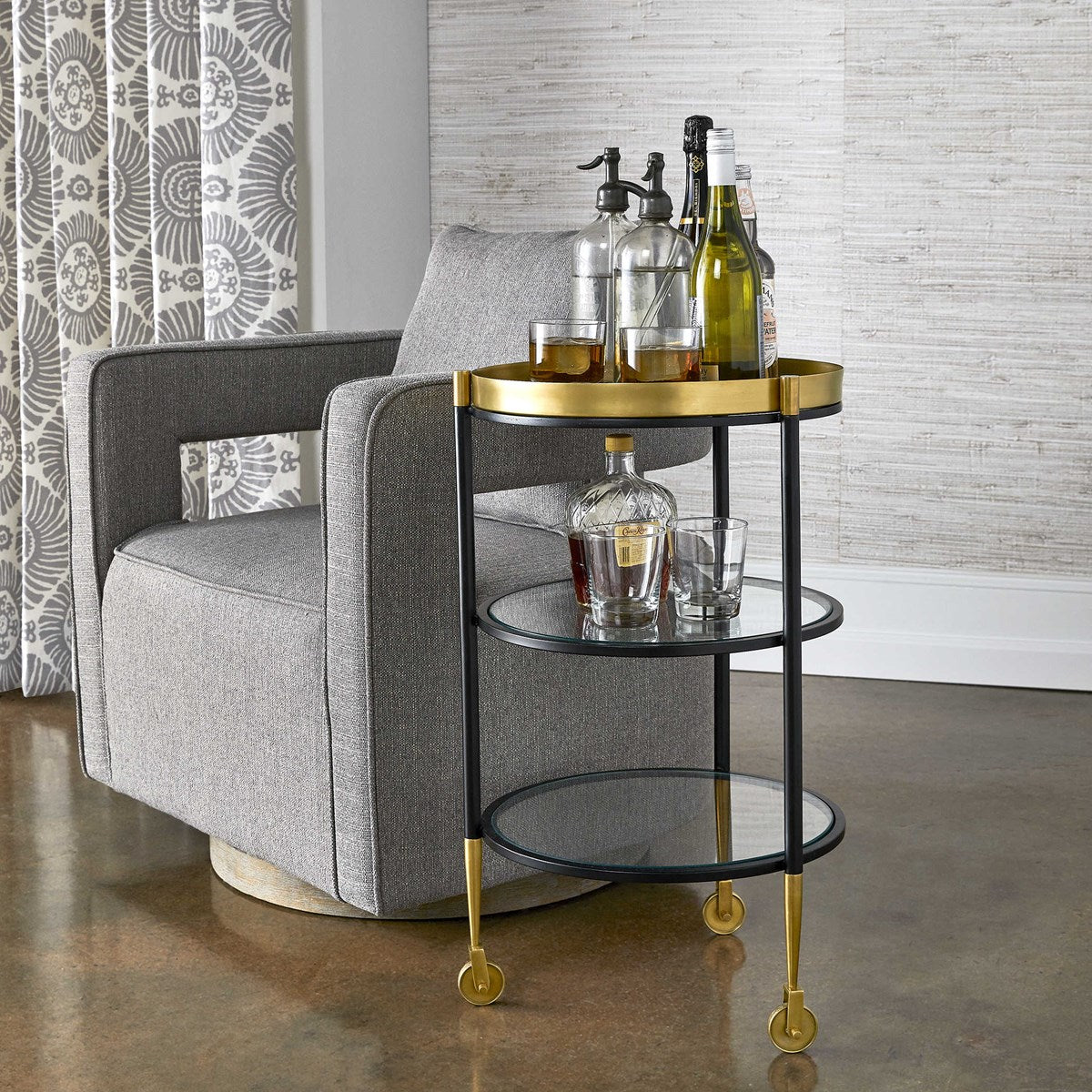 Mingle Side Table/Bar Cart